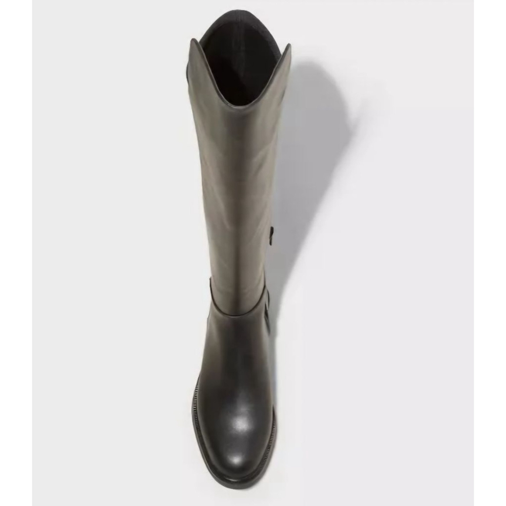 A New Day Tall Riding Boots Womens Black Size 6 Wide Calf - Picture 11 of 12
